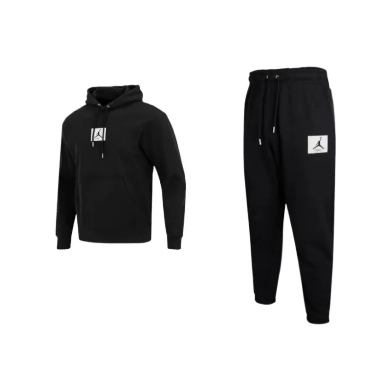 Jordan Sweatshirt Set Men's Black-0