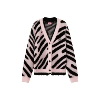 CHUU Knitwear Women's Pink Zebra