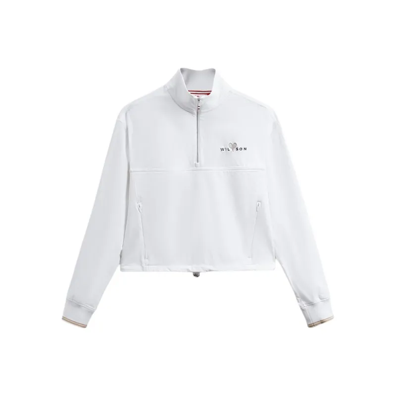 Wilson DAVENPORT Sweatshirt Women's Marine Blue-3