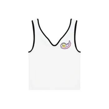 B.Duck Tank Top Women's White Black Multicolor