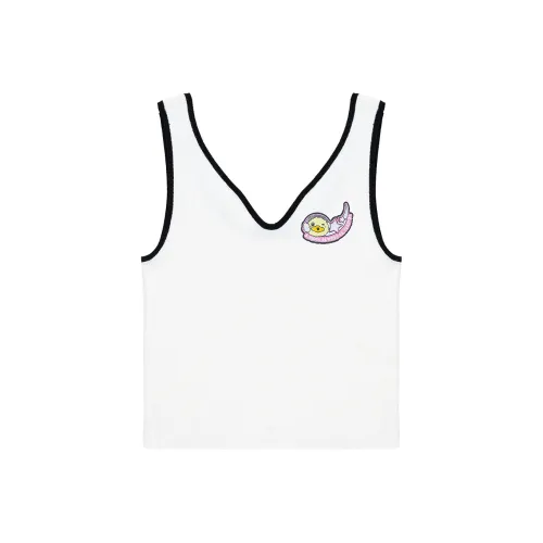 B.Duck Tank Top Women's White Black Multicolor