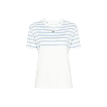 Givenchy 4G Slim Fit Striped T Shirt