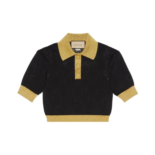 GUCCI Polo Shirts Women's Black