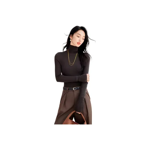 La Chapelle Knitwear Women's Dark Brown