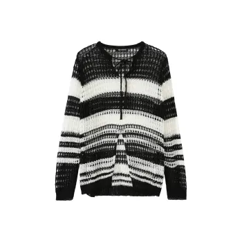 CPAURA Knitwear Women's Black/White