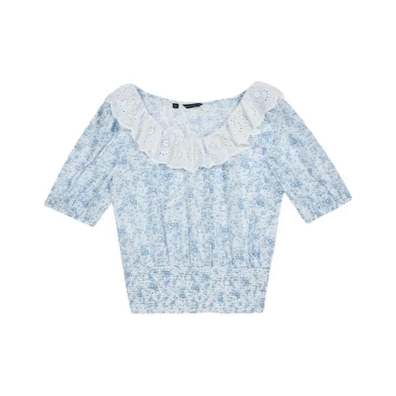 GUESS Shirts Women's LBL-Light Blue-0