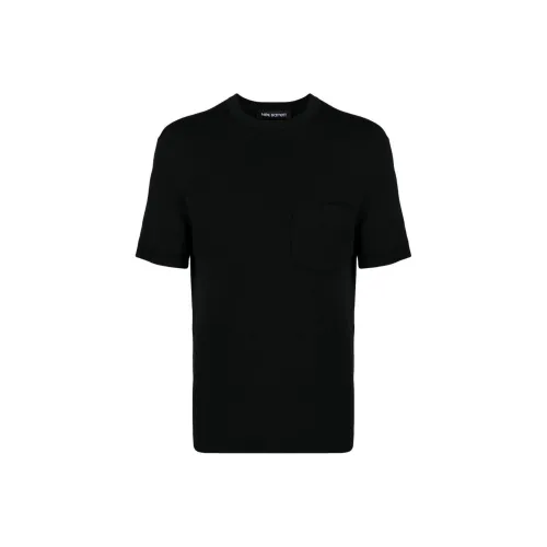 Neil Barrett Chest pocket Crew neck T shirt