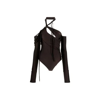 COPERNI Multi Strap Bodysuit 'Brown'