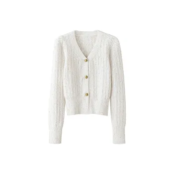 Cypress House Knitwear Women's Beige Multicolor