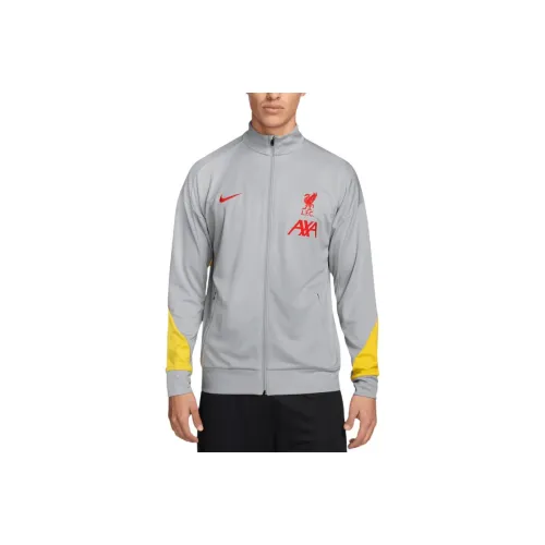 Nike LiverpoolFC 24/25 Academy Pro Sweatshirt Soccer Jersey Men's Gray