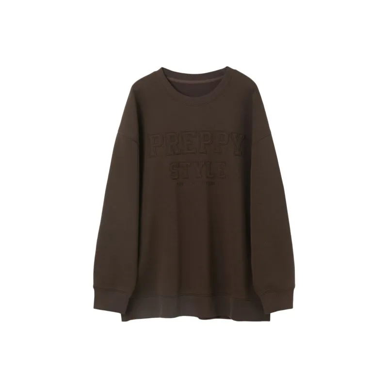 3COLOUR Sweatshirt Women's Hazelnut Brown-0