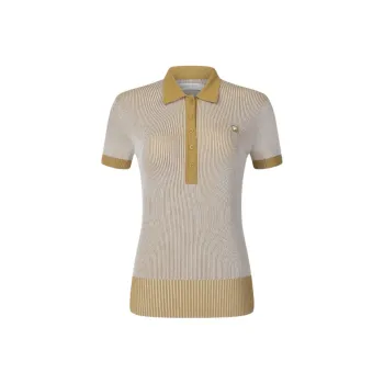 FILA Golf Series Shirt Women's Yellow Tree Brown