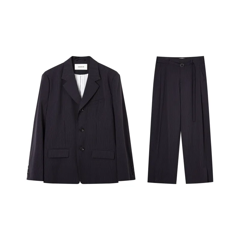 COKEIN SS25 Business Suits Men's Navy Blue-0