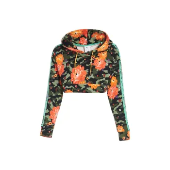 PUMA Sweatshirts Women's Green Camouflage