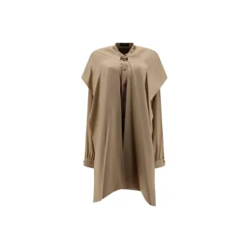Balenciaga Hooded Long Sleeved Blouse