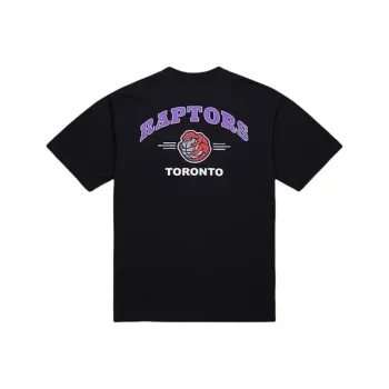 Mitchell & Ness x NBA Toronto Raptors T Shirt Unisex Black