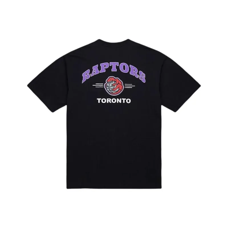 Mitchell & Ness x NBA Toronto Raptors T Shirt Unisex Black-0