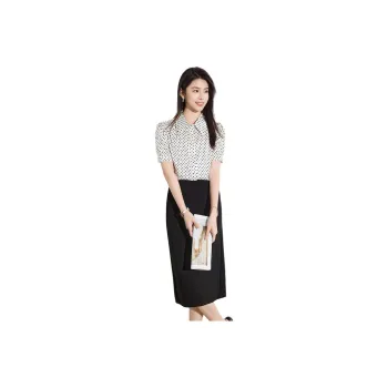 Yi Mengyuan Silk Shirt Women's Beige Base Dot