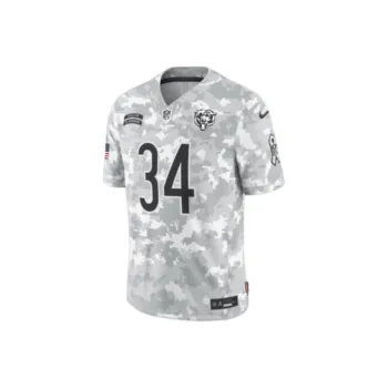 Nike Walter Payton Chicago Bears Salute To Service Men's Nike Dri FIT Nfl Limited Jersey