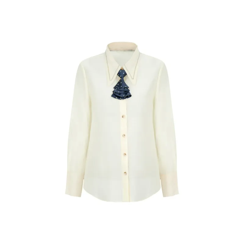 HDFULERN Shirt Women's Beige Green-0