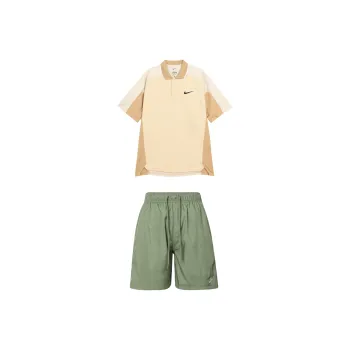 Nike Casual Sportswear Men Brown+Green