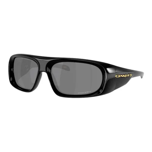 Oakley Injection Molded Irregular Shape Sunglasses Unisex Black