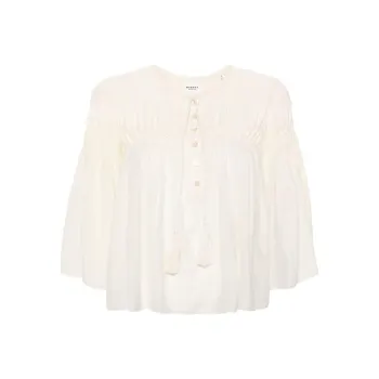 ISABEL MARANT ETOILE Pleated Axeliana Blouse