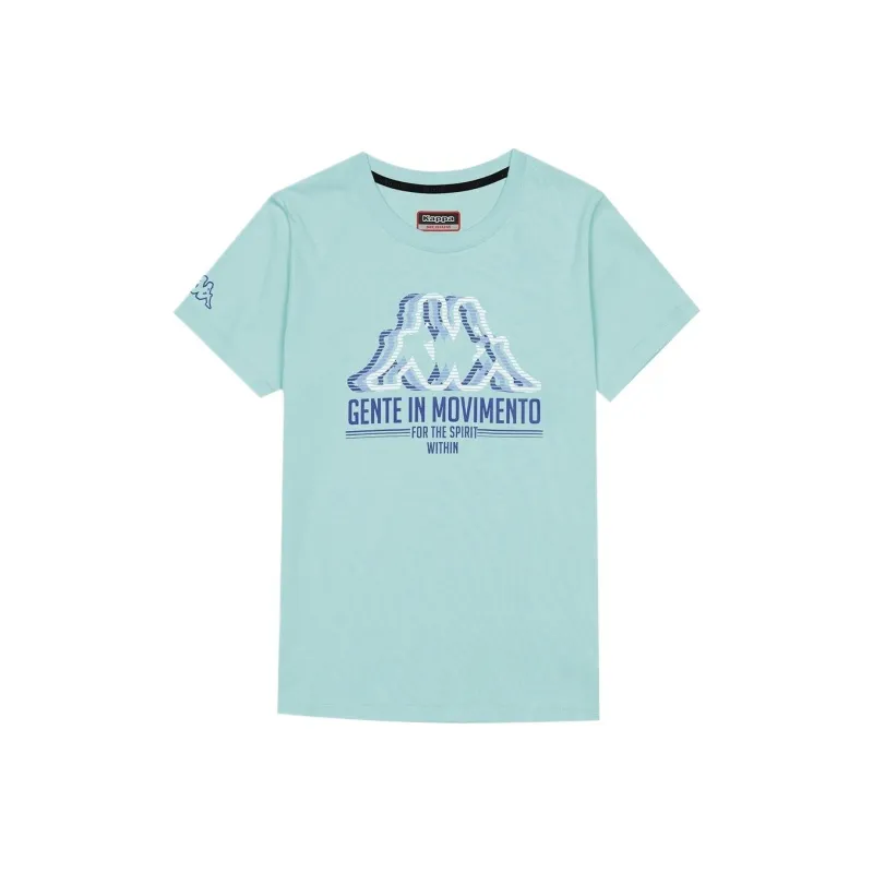Kappa Regular T-Shirt Women's Turquoise-0