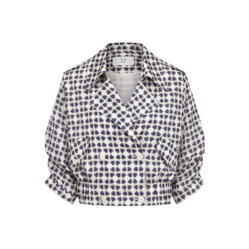JZ Juzui Jacket Women's Pattern Blue-0