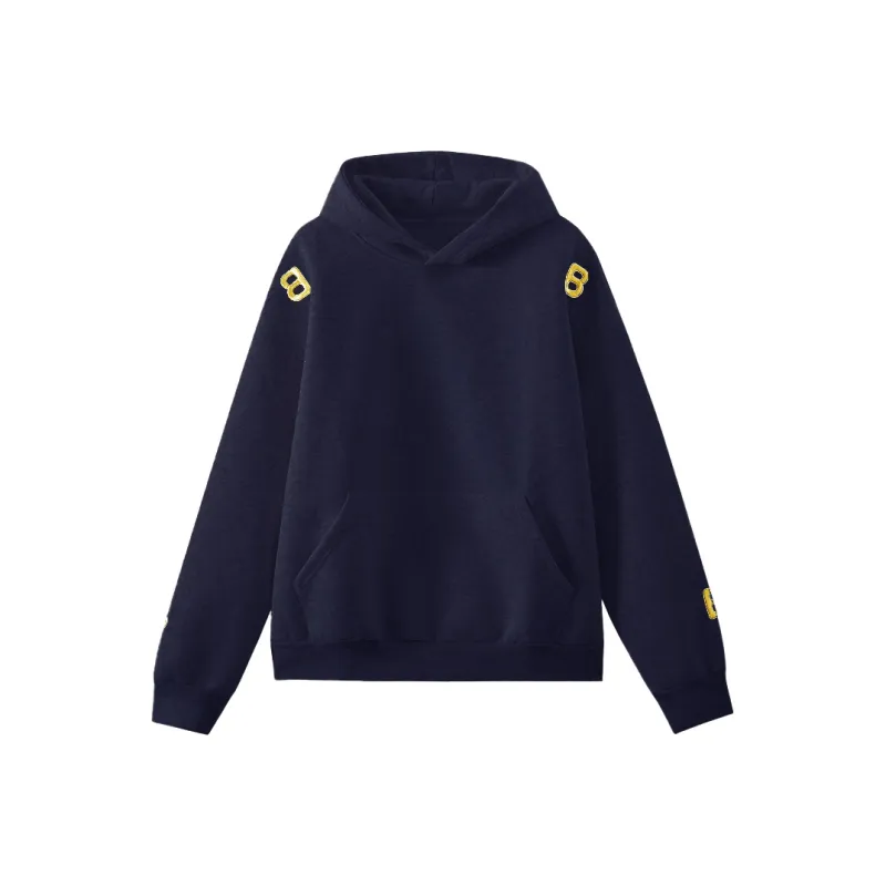 PAZZO Heavyweight Sports Loose Fit Long Sleeved Hooded Sweatshirt Unisex-0