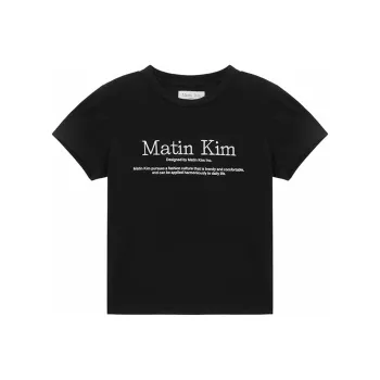 MATIN KIM Regular T-Shirt Women's Black