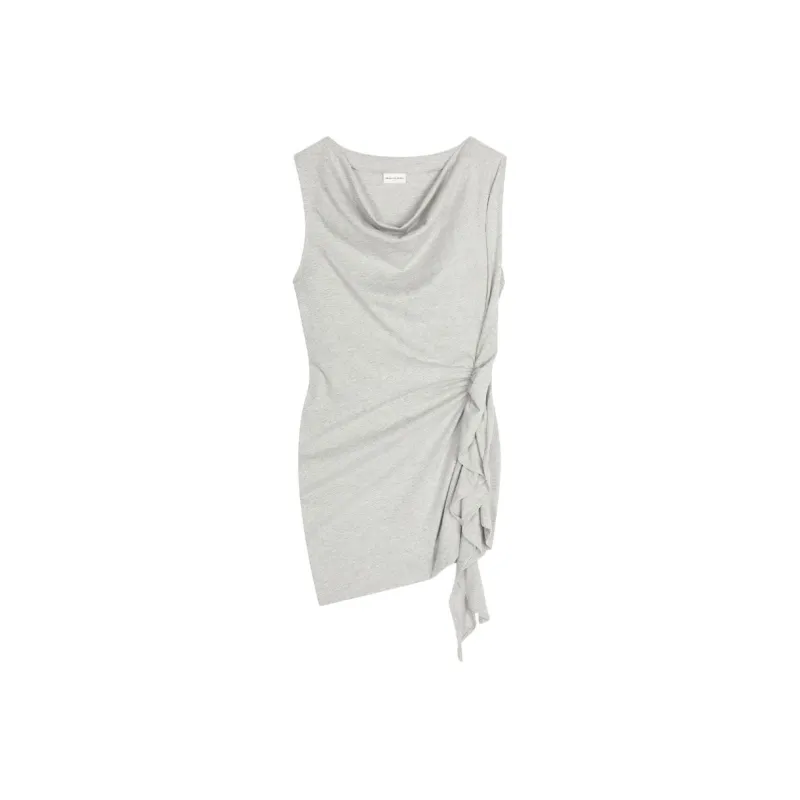 DRIES VAN NOTEN Draped Sleeveless Top-0