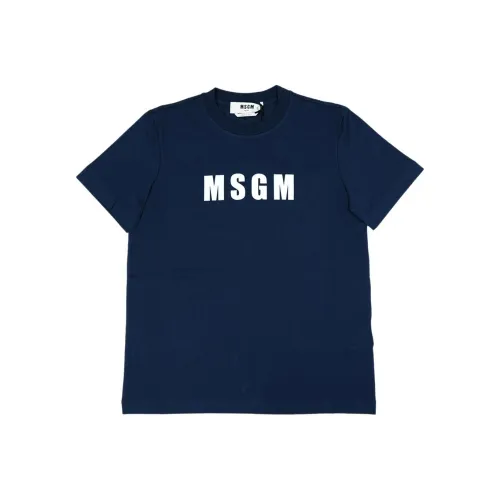 MSGM T Shirt Women's Marine Blue