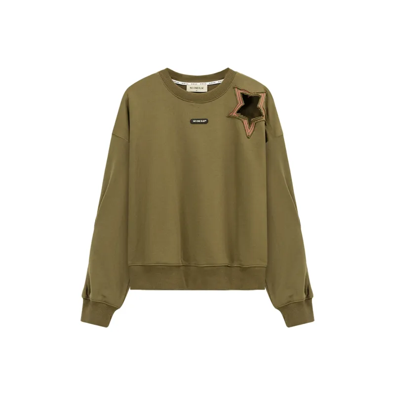 NO ONE ELSE Sweatshirts Women's Mustard Green-0