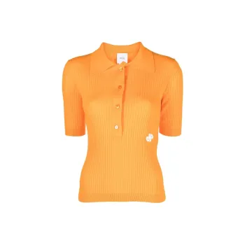 Patou Knitted Polo Top