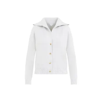 Bottega Veneta Knot Button Detailed Knitted Cardigan