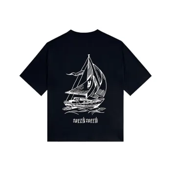Ideeaideea T Shirt Women's Marine Blue