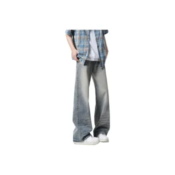 Menglaini Jeans Unisex Nostalgic Blue