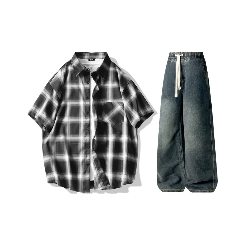 A.X.S.K Shirt Matching Set Unisex-30