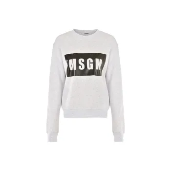MSGM Sweatshirts Women's Light Gray