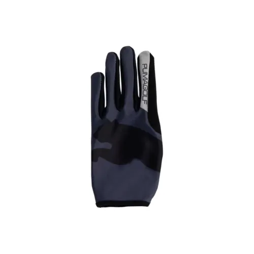 PUMA Synthetic Leather, Polyester, Polyurethane Gloves Unisex Black