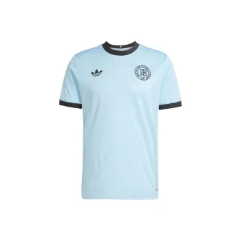 Adidas Originals ANNIVERSARY Soccer Jersey Men's Clear Blue/Black