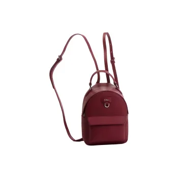 Furla Cow Leather Backpack Trumpets Unisex Red