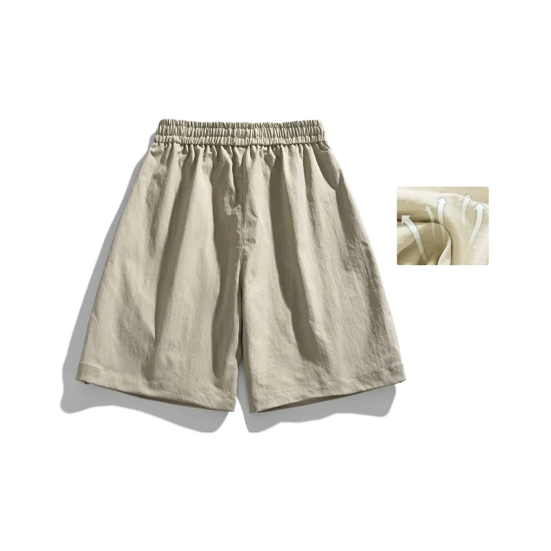 SOIE Cargo Pants Unisex Pink [Summer Cool Ice Silk Material]-56