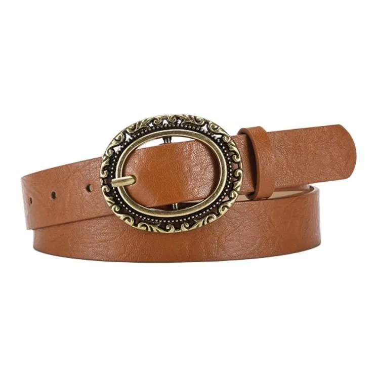 TUCANO Alloy Leather Belts Women's 2.8cm-6