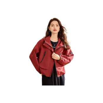 CARBAMMI Jackets Coats Women's Angora Red