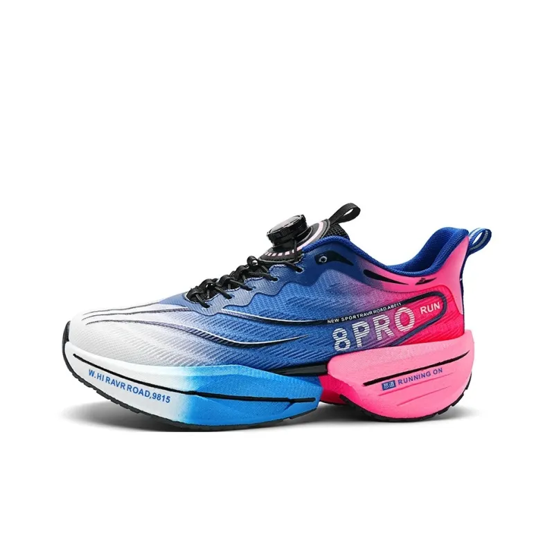Kuding Running Shoes Unisex Low Top Zi Wei Star/Spring Green/Flint Stones/Electric Glow-9