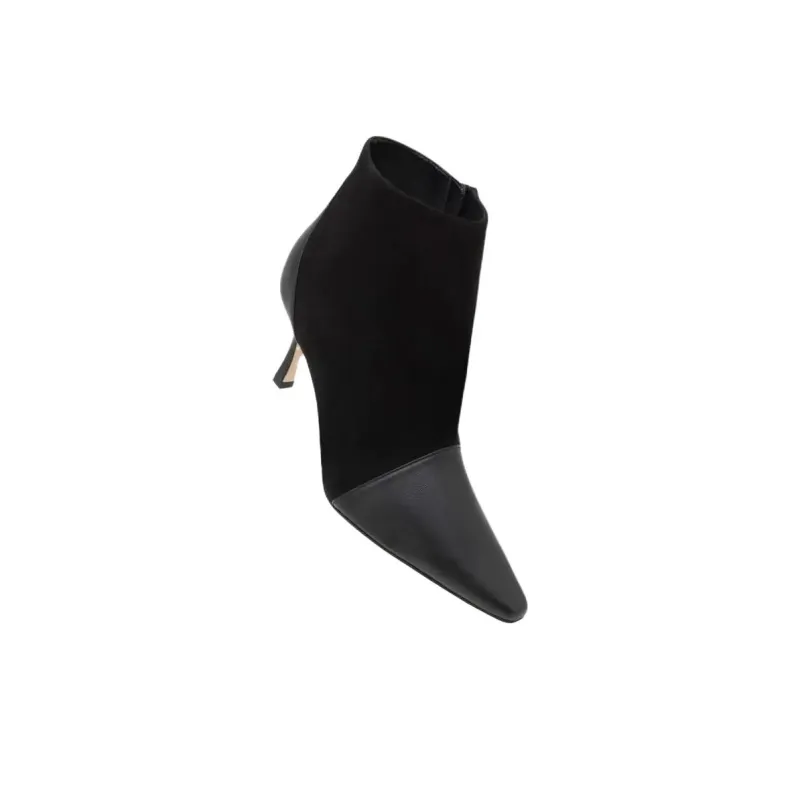 MANOLO BLAHNIK Botiyepla Ankle Boots 7cm Women's Black-3