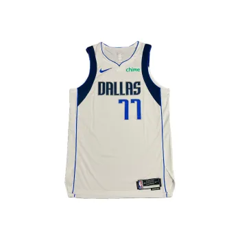 Nike x NBA Mavericks Team Doncic SS25 Basketball Jersey Men's White