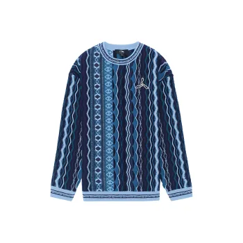 LI-NING 1990 Tour Series Knitwear Women's Dark Marine Blue